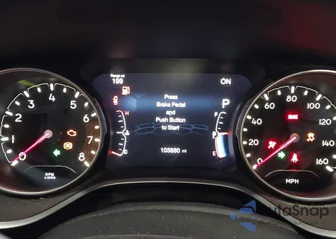 2018 Jeep Compass Altitude из США, поврежденный, VIN 3C4NJCBB7JT407241